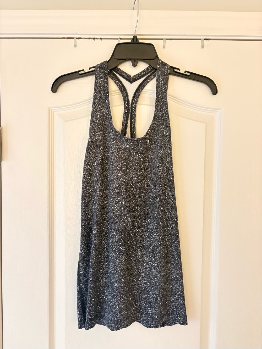 lululemon athletica Sparkle Gray Racerback Tank